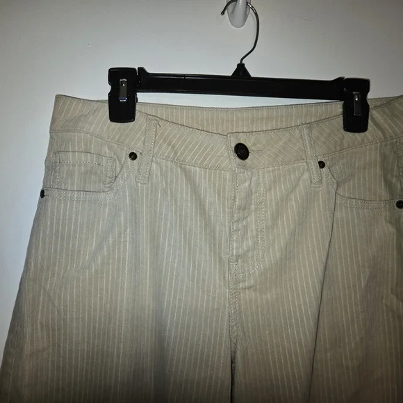 Cabi Beige Corduroy Wide-Leg Pants - Picture 2 of 6